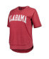 Women's Crimson Alabama Crimson Tide Arch Poncho T-shirt Бордовый, S - фото #4