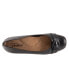 Фото #8 товара Trotters Sylvia T2166-001 Womens Black Extra Wide Leather Ballet Flats Shoes