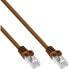 Фото #2 товара InLine Patch Cable SF/UTP Cat.5e brown 5m