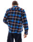 Фото #4 товара Obey ray plaid heavyweight shirt in navy
