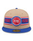 Men's Tan/Blue Detroit Pistons 2024 NBA Draft 59FIFTY Fitted Hat