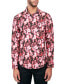 Фото #1 товара Men's Regular-Fit Non-Iron Performance Stretch Abstract Floral Button-Down Shirt