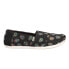 Фото #1 товара TOMS Alpargata Graphic Slip On Womens Black Flats Casual 10016074T