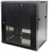 Intellinet Network Cabinet - Wall Mount (Standard) - 6U - Usable Depth 260mm/Width 510mm - Black - Flatpack - Max 60kg - Metal & Glass Door - Back Panel - Removeable Sides - Suitable also for use on desk or floor - 19",Parts for wall install (eg screws/rawl plugs) n