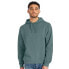 Hanes Garment Dyed Fleece Hoodie Sweatshirt Men's Large Green Cotton Longsleeve - фото #1