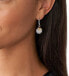 Фото #4 товара Stylish silver bicolor earrings EG3377040