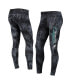 Women's Black Philadelphia Eagles Burst Tie Dye Leggings