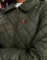 Фото #3 товара Polo Ralph Lauren dimond quilted jacket with logo in khaki