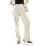 Фото #7 товара Vero Moda Rita relaxed dad trouser co-ord in stone