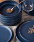 Porto by Macchio Stoneware Full Dinnerware Set, 12 Pcs, Service for 4