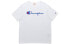 Фото #1 товара Футболка мужская Champion с вышитым логотипом Trendy_Clothing S19-WW001 белого цвета