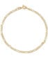 ფოტო #1 პროდუქტის Figaro Link Chain Bracelet in 14k Gold