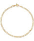 ფოტო #1 პროდუქტის Figaro Link Chain Bracelet in 14k Gold