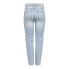 Фото #2 товара ONLY Emily Straight Raw high waist jeans