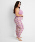 Фото #7 товара Women's Jogger Pajama Pants XS-3X, Created for Macy's
