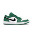 Фото #2 товара Кроссовки Nike Air Jordan 1 Low Pine Green (Белый, Зеленый, Черный)