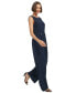 Women's Sleeveless Straight-Leg Jumpsuit