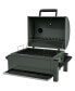 Фото #2 товара Tabletop Charcoal BBQ Grill with Lid Small Barbecue Smoker, Black