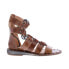 Фото #2 товара Bed Stu Grevena F373104 Womens Brown Leather Lace Up Gladiator Sandals Shoes
