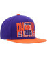 Фото #3 товара Men's Purple Phoenix Suns SOUL Cross Check Snapback Hat