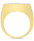 ფოტო #4 პროდუქტის Men's Diamond Multi-Row Cluster Ring (4 ct. t.w.) in 10k Gold