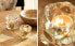 Glass sphere candleholder