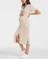 Фото #3 товара Women's Maternity Rib Knit Maternity and Nursing Dress