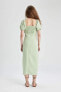 Фото #4 товара Платье женское Defacto Yeşil - B0128AX/GN1216