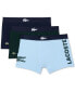 Фото #1 товара Men's Regular Fit Big Croc Logo Boxer Briefs, Pack of 3