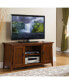 Mission Two Door TV Stand For 55" TV, Russet