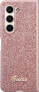 Guess Etui Guess GUHCZFD5HGGSHP Samsung Galaxy Z Fold 5 hardcase Glitter Script różowy/pink