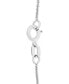 ფოტო #4 პროდუქტის Diamond Cushion Cluster 18" Pendant Necklace (1/10 ct. t.w.) in Sterling Silver