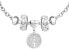 Steel bracelet with crystals Tree of Life Drops SCZ1099