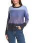 Central Park West New York Ricki Mixed Stripe Pullover Women's Blue S