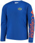 Big Boys Royal Florida Gators PFG Terminal Tackle Long Sleeve Omni-Shade T-shirt