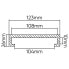 ფოტო #3 პროდუქტის JBM 123 mm rubber pad for ravaglioli/werther elevator