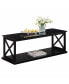 Фото #2 товара 47" Medium-Density Fiberboard Coventry Coffee Table with Shelf