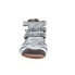 Фото #3 товара Roan by Bed Stu Willa F300003 Womens Gray Leather Zipper Strap Sandals Shoes 5