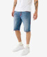 Фото #1 товара Men's Rocco Fray Hem Shorts- 12" Inseam