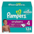 Фото #1 товара Pampers Cruisers Diapers Enormous Pack - Size 4 - 124ct