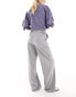 Фото #17 товара ASOS DESIGN Tall tailored wide leg dad trousers in grey