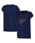 Фото #1 товара Women's Navy Milwaukee Brewers Cheer Fashion T-shirt