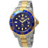 Фото #1 товара Мужские наручные часы с серебряным золотым браслетом Invicta Pro Diver Grand Diver Automatic Blue Dial Mens Watch 3049