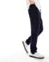 Фото #3 товара River Island pull on smart joggers in navy