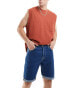 Фото #1 товара Lee 5 pocket regular fit denim shorts in lazy river mid wash