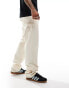 Фото #4 товара Calvin Klein Jeans 90s straight carpenter jeans in white