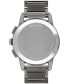 ფოტო #3 პროდუქტის Men's Swiss Chronograph Museum Sport Gray PVD Stainless Steel Bracelet Watch 43mm