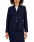 Women's Notch-Collar Three-Button Skirt Suit