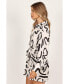 ფოტო #5 პროდუქტის Women's Cosmo Wrap Mini Dress