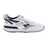 Reebok LX2200 Mens White Leather Lace Up Lifestyle Sneakers Shoes